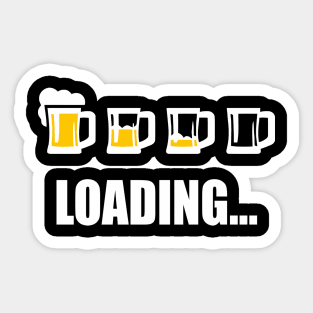 Beer Loading Sticker